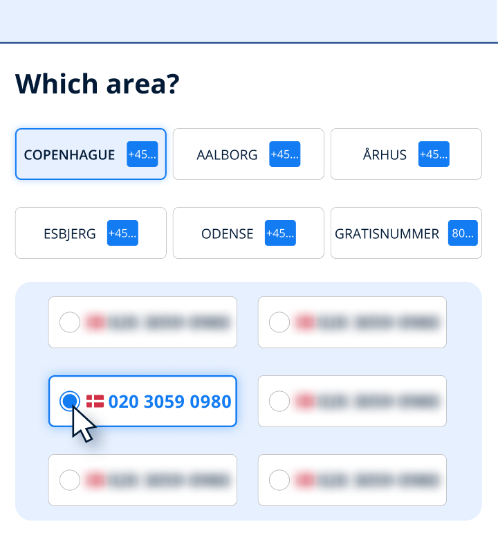 Denmark Number System Virtual number in Denmark | Quicktalk