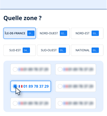 Virtual number in France | Quicktalk